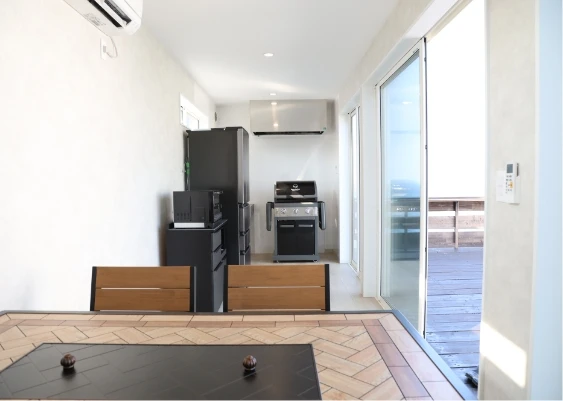 別棟のオーシャンダイニング